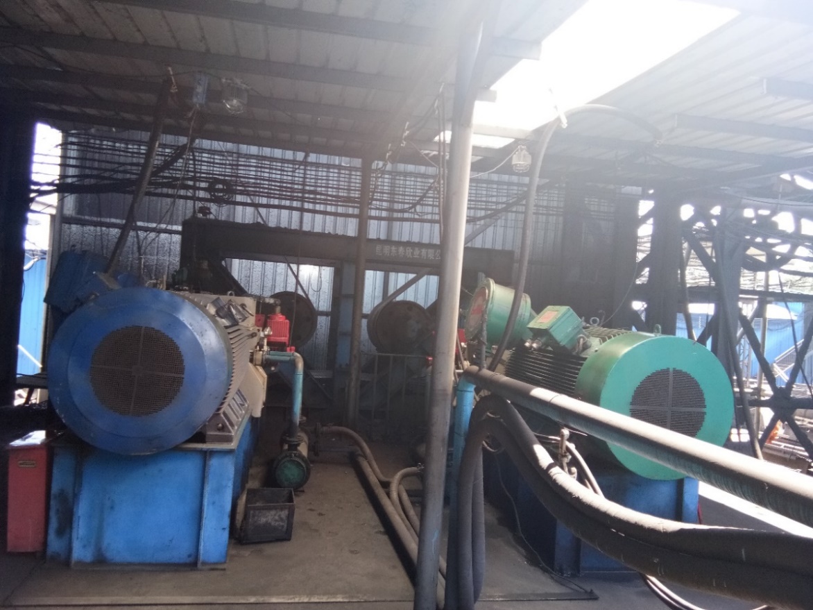 邦達能源-東李煤礦主斜井皮帶機現場